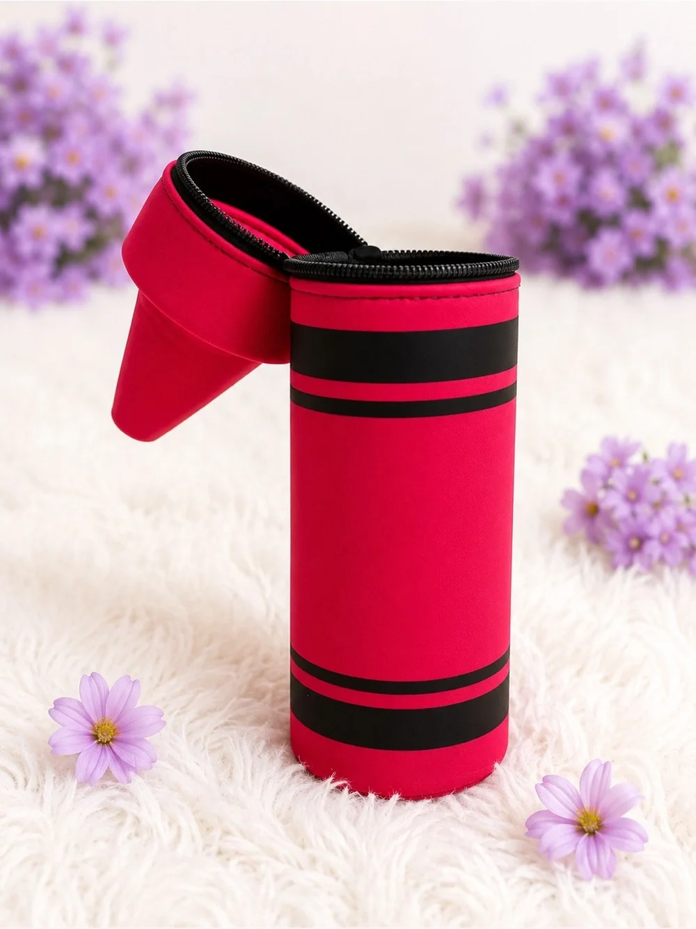 Choose color! Neoprene pen/pencil/school supply holder.